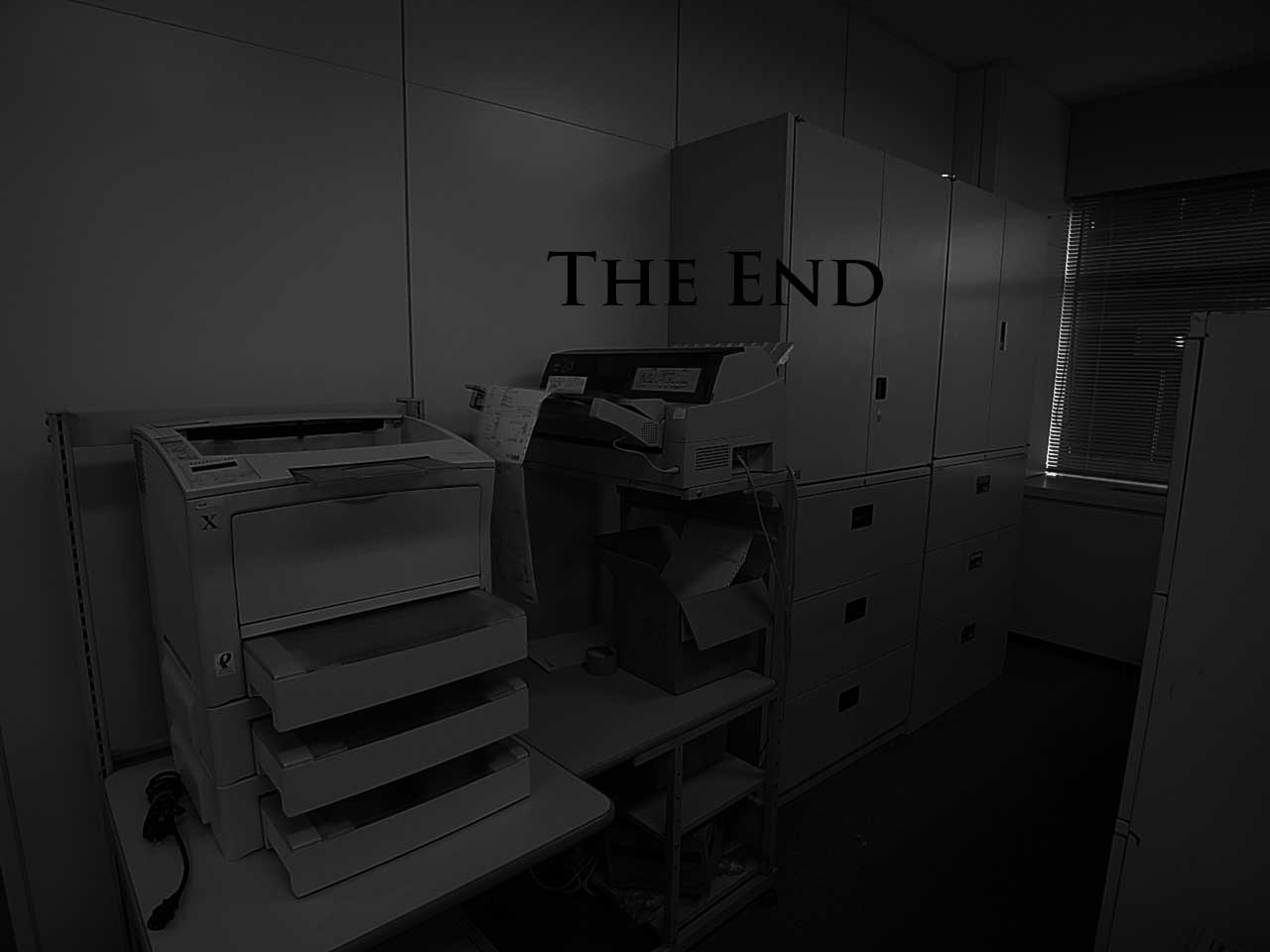 the end